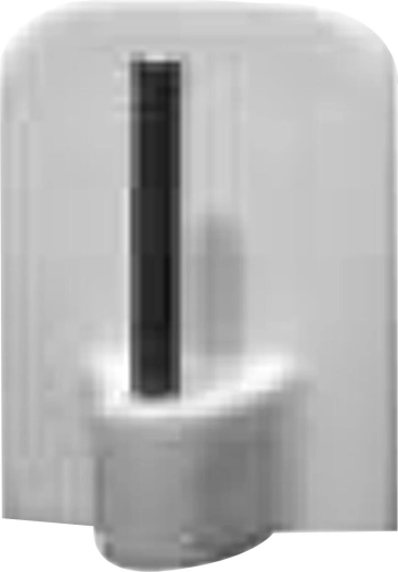 Samoprzylepne haczyki do firanek, białe (plastik i metal, 100 szt.)