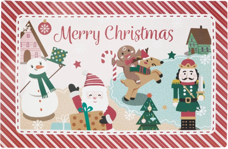 Świąteczna plastikowa podkładka 43,5 × 28,5 cm