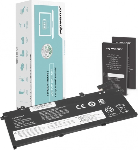 Bateria Movano L18M3P73 do Lenovo ThinkPad T490/T495/P43s/P14s 50 Wh