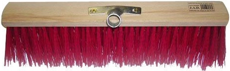 Szczotka uliczna 40 × 6,5 cm z metalową tuleją