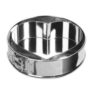 Tortownica 24 cm z wyjmowanym dnem i wkładką w kształcie serca