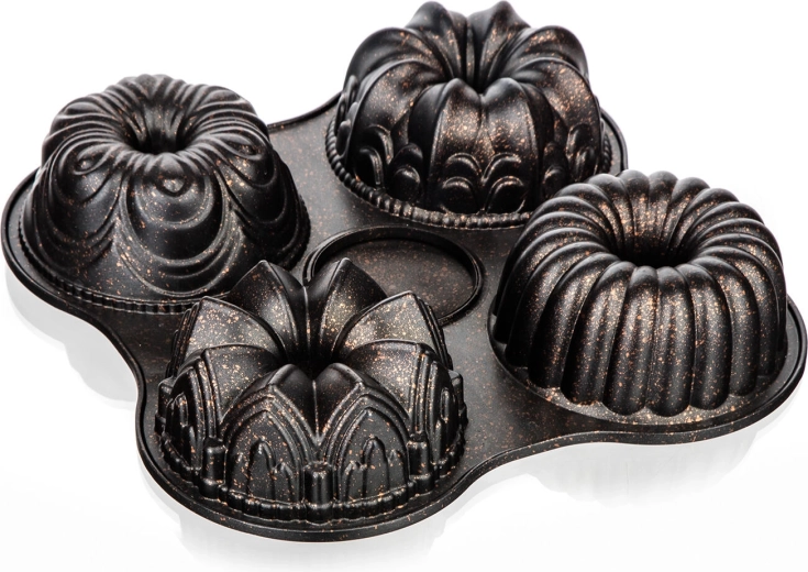 Forma do 4 babek MAJESTIC Margarita 14 cm z nieprzywierającą powłoką