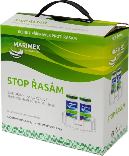 Marimex Super Chlor Szok przeciw glonom 2 × 0,9 kg