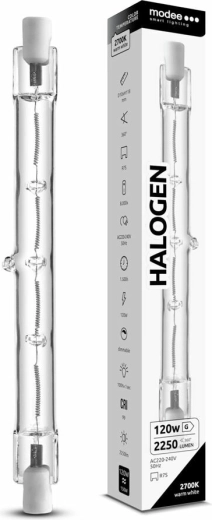 Modee żarówka halogenowa R7S 118 mm 120 W ciepła biel, ściemnialna