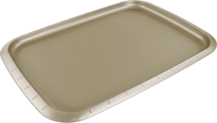 Blacha do pieczenia Kitchisimo złota 37 × 27,6 × 1,6 cm