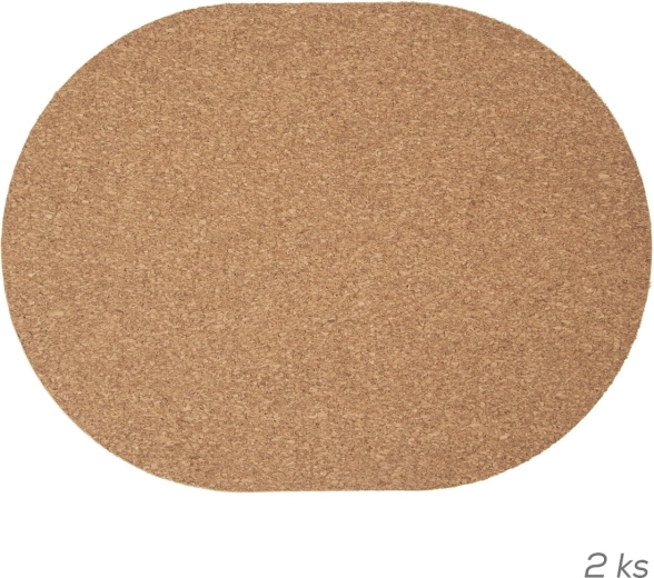 Korkowe podkładki na stół – zestaw 2 szt. 43,5 × 29 cm