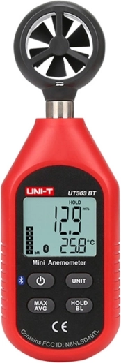 Mini anemometr Uni-T UT363BT z Bluetooth
