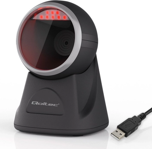 Stacjonarny czytnik kodów kreskowych i QR 1D/2D