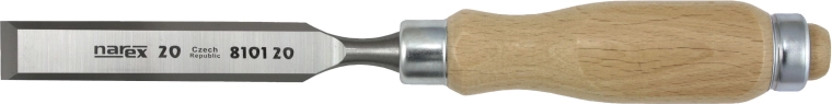 Płaskie dłuto z drewnianą rękojeścią 10 mm