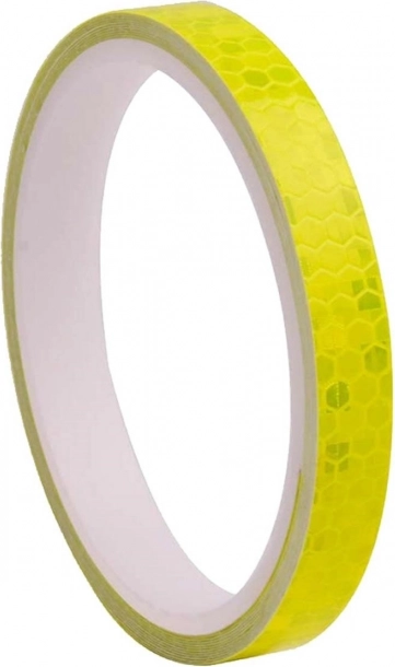 Naklejka odblaskowa żółta 1 cm x 8 m