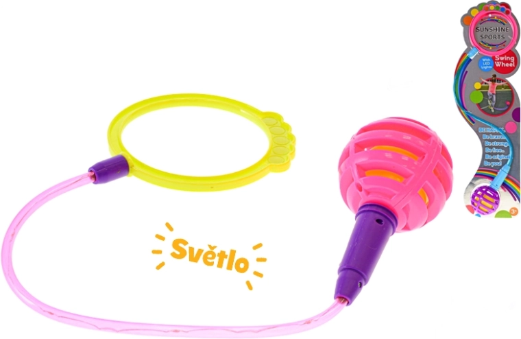 Świecąca skakanka Hip Hop 80 cm dla dzieci