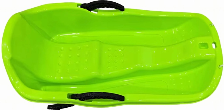 Dziecięce plastikowe bobsleje z hamulcami i linką do ciągnięcia