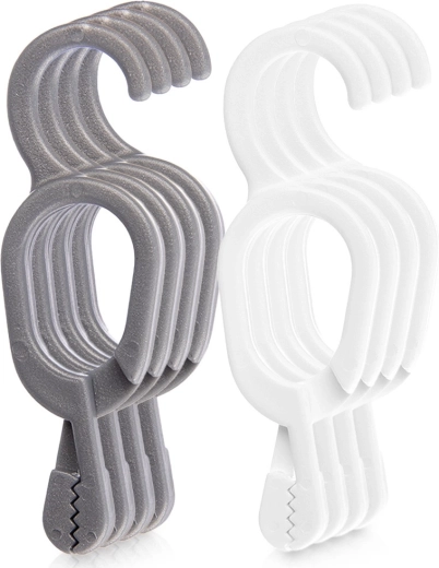 Klipsy do ręczników z haczykiem, zestaw 8 szt.