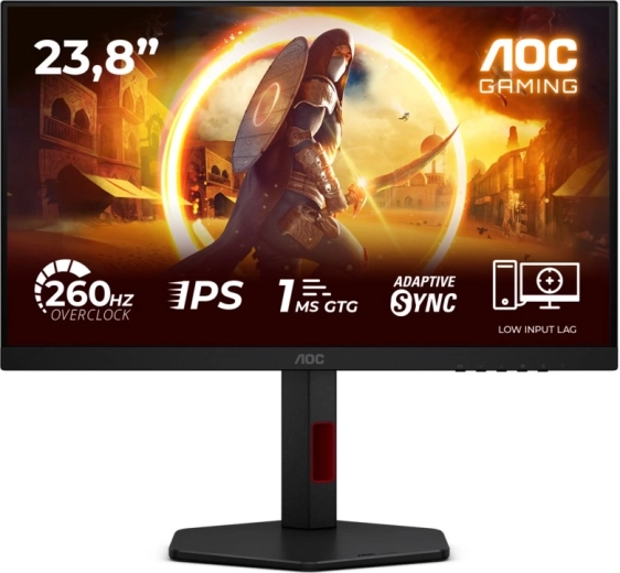 AOC 23,8" monitor gamingowy Fast IPS 240 Hz z pivotem