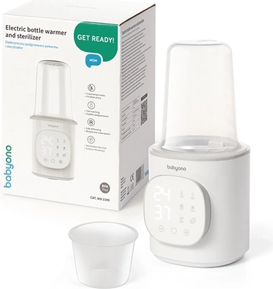 BabyOno elektryczny podgrzewacz i sterylizator do butelek 6w1 z wyświetlaczem LED