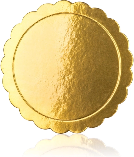 Dwustronna złota podkładka pod tort 25,5 cm