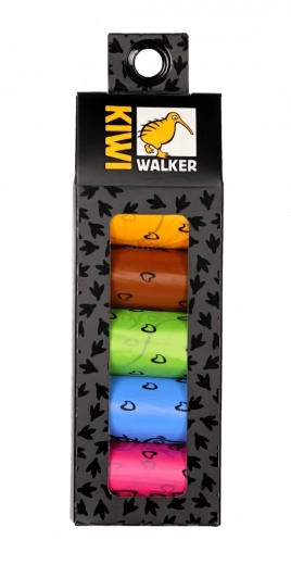 Kiwi Walker ekologiczne woreczki na odchody 5 rolek