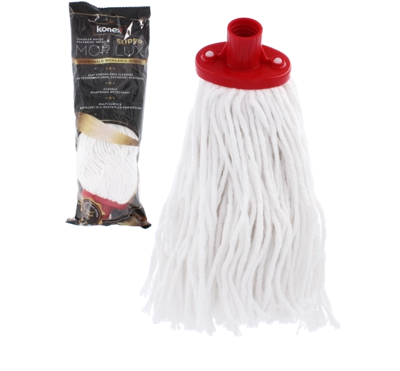 Zapasowa głowica do mopa sznurkowego Super Lux z bawełny