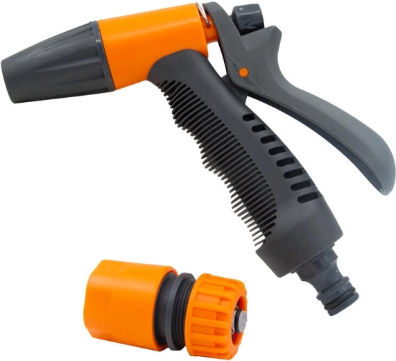 Regulowana pistoletowa dysza z szybkozłączką STOP 1/2" AQUA