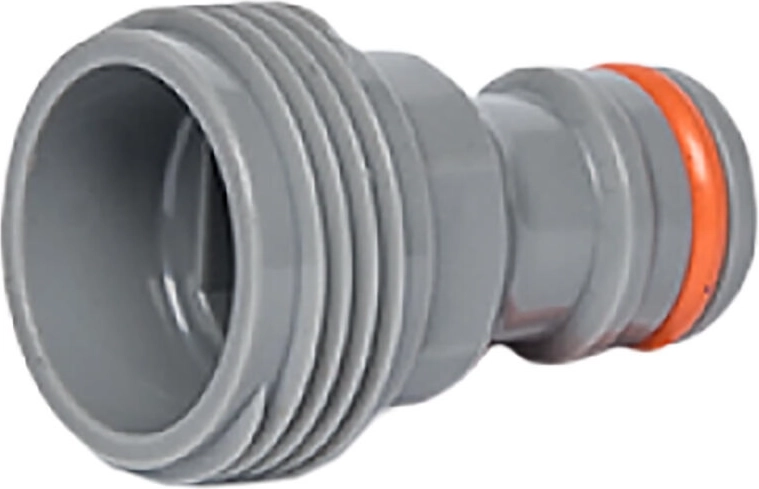 Plastowy adapter z gwintem zewnętrznym 3/4" WHITE LINE