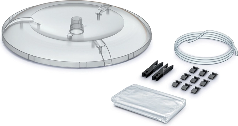 Zestaw do uprawy z mini tunelem foliowym do pomidorów 38,5 cm