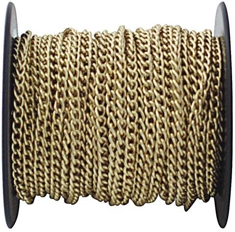 Łańcuch G70/1 mosiądzowany 25 m