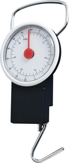 Mechaniczna waga bagażowa z miarką 32 kg