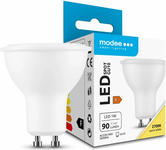 LED żarówka punktowa GU10 1 W 2700 K 90 lm Modee Lighting