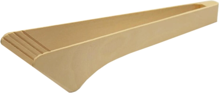 Szerokie szczypce kuchenne z drewna bukowego 30 cm
