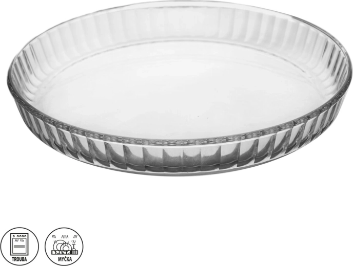Szklana forma do ciasta z borokrzemowego szkła 27,5 cm