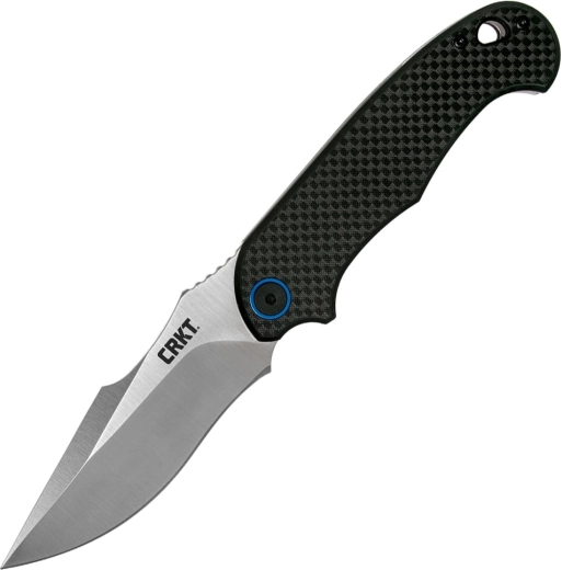 CRKT P,S,D, Carbon Fiber – składany nóż kieszonkowy z włóknem węglowym, z asystowanym otwieraniem, 9,2 cm