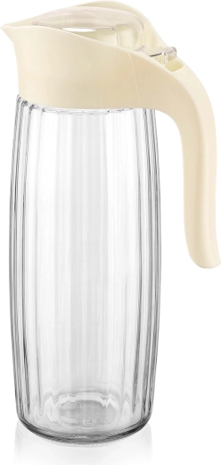 Szklany dzbanek z pokrywką 1,5 l