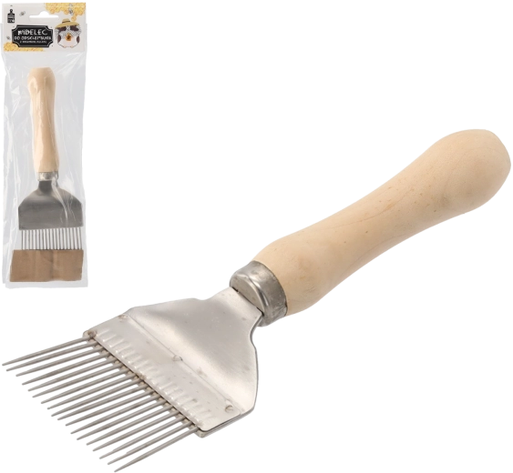 Widelec do odsklepiania z drewnianą rączką 20 × 6,5 cm