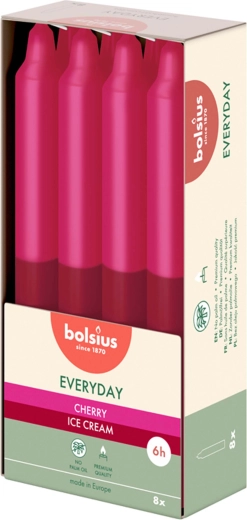 Zapachowa świeca stożkowa Cherry Ice Cream - 1 sztuka
