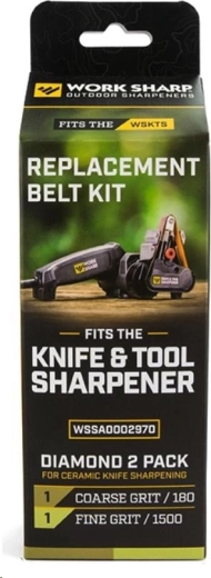 Work Sharp zestaw diamentowych pasów szlifierskich 180 i 1500 grit