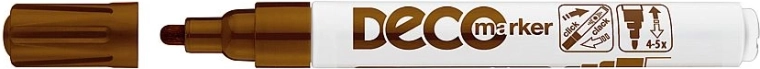 Marker ICO Deco brązowy 2–4 mm