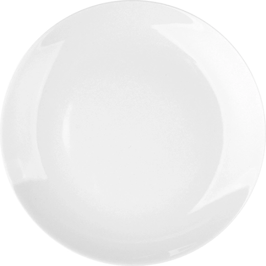 Biały talerz ceramiczny