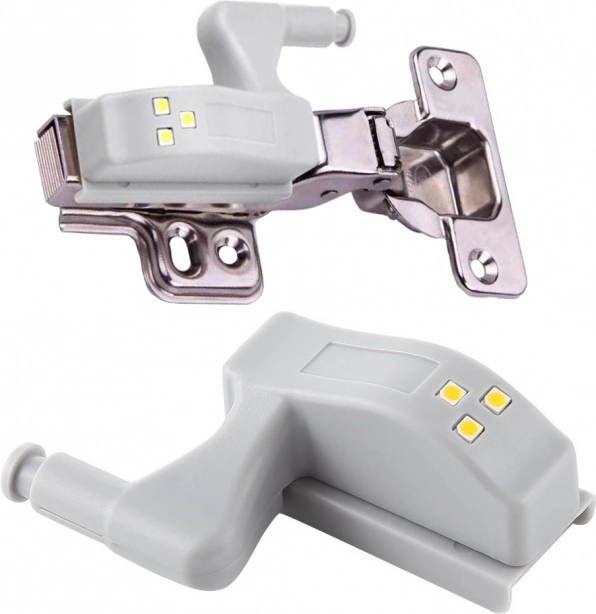 Światło na zawias szafy z 3 diodami LED