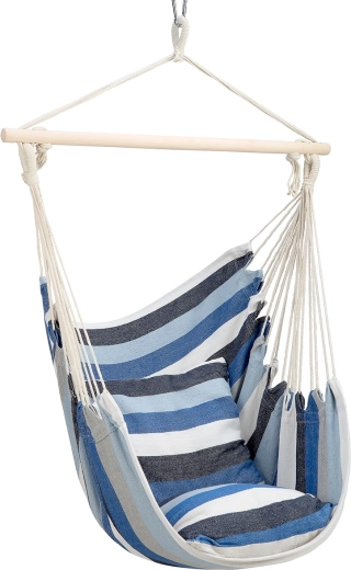 Zawieszany brazylijski fotel niebieski