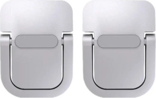 Srebrne podstawki pod laptop