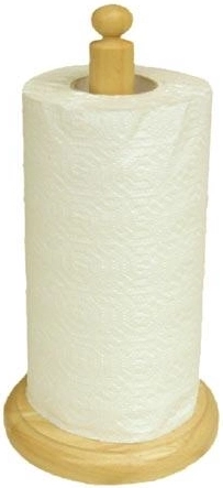 Drewniany stojak na kuchenne ręczniki papierowe z drewna bukowego 31,5 cm