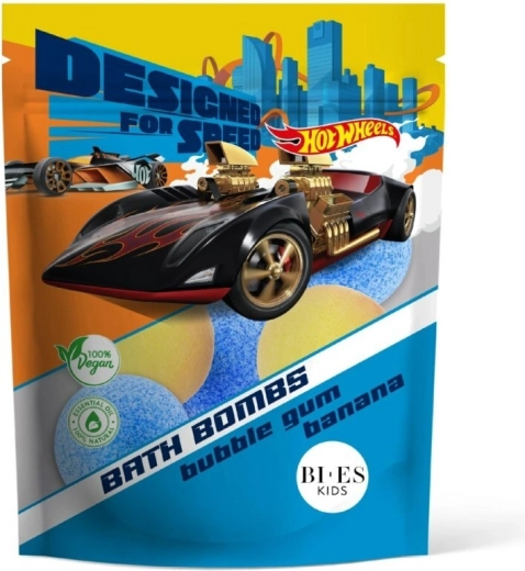 Kule do kąpieli HOT WHEELS o zapachu gumy do żucia i banana