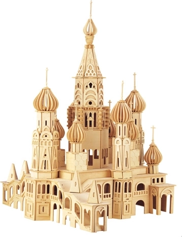 Woodcraft drewniane puzzle 3D kościół Petersburg