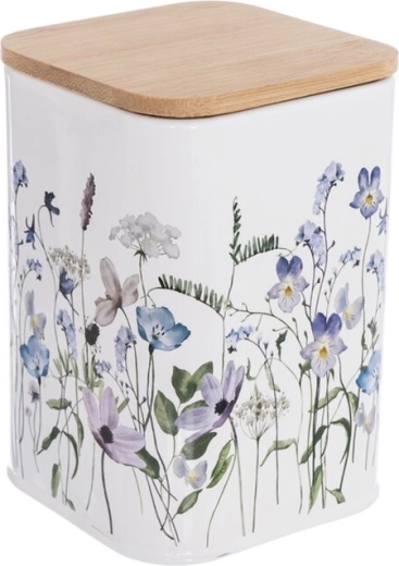 Ceramiczny pojemnik z bambusową pokrywką Louka 10,5 cm