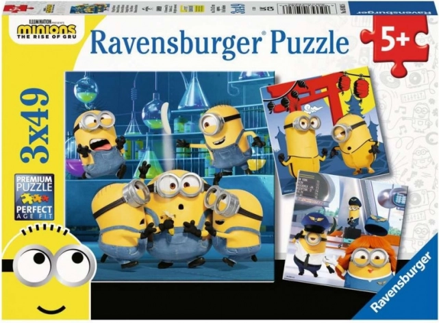 Ravensburger puzzle wesołe Minionki 3 x 49 elementów