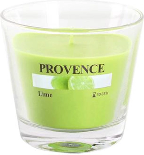 Aromatyczna świeca w szkle PROVENCE limonka 35 godzin