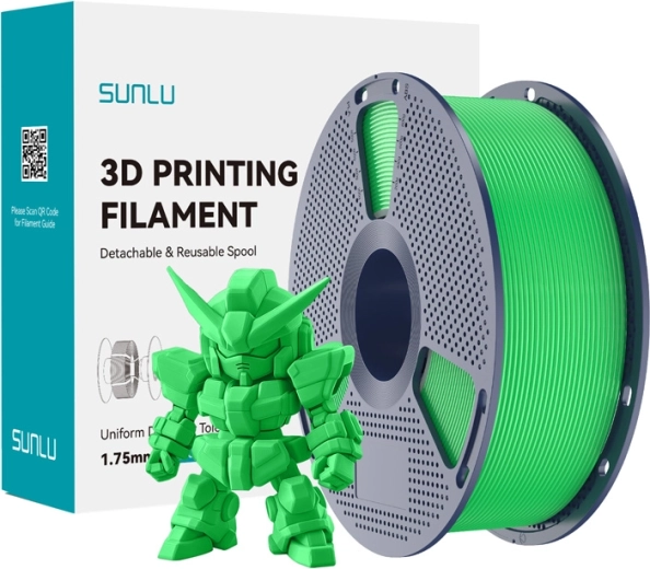 Filament Sunlu PLA+ 2.0 zielony 1,75 mm