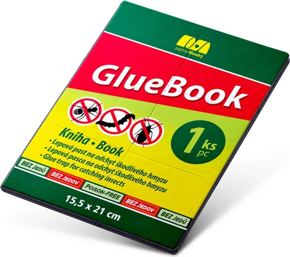 Pułapka na owady pełzające GlueBook – lepowa pułapka w kształcie książki
