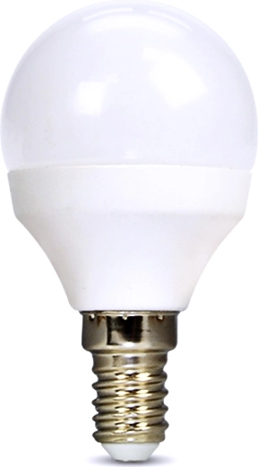 Solight LED żarówka miniglobe E14 8 W 4000 K 720 lm biała