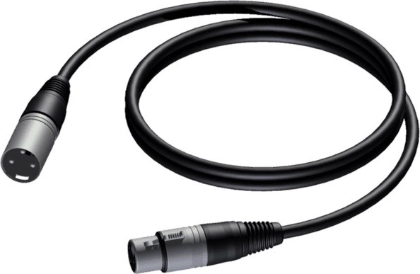 Symetryczny kabel mikrofonowy XLR (męski) – XLR (żeński) 5 m CLA901/5
